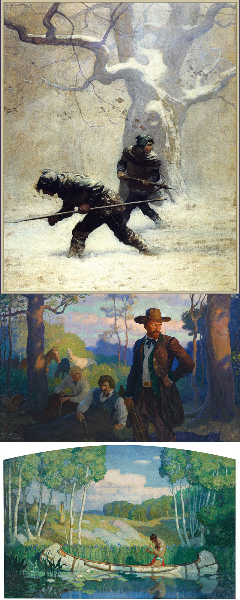 nc wyeth various paintings