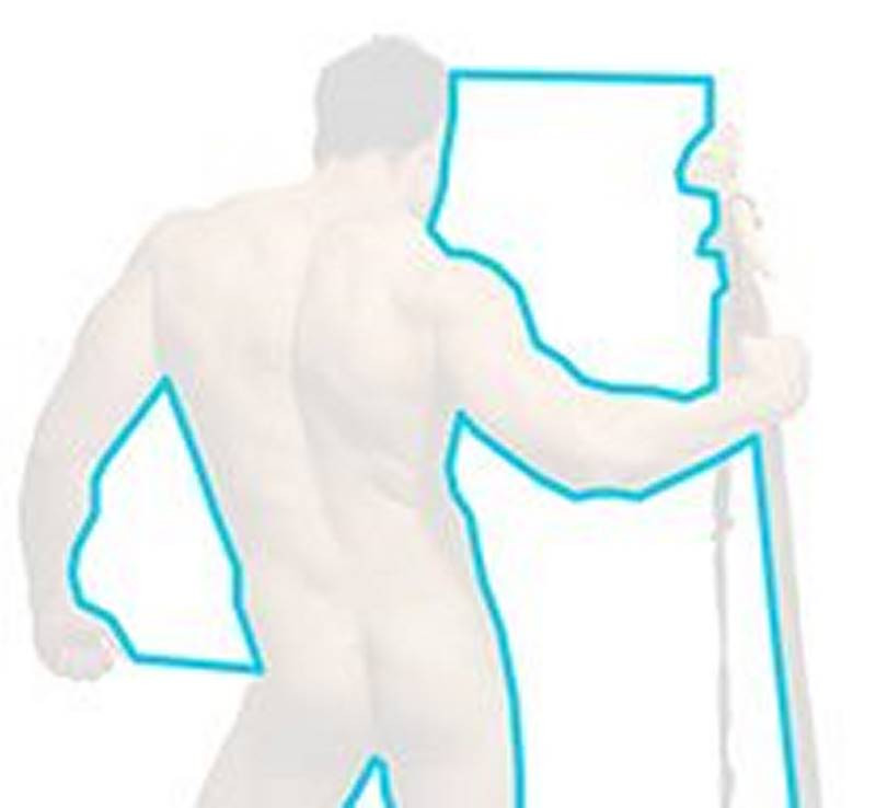 negative shape space around the subject