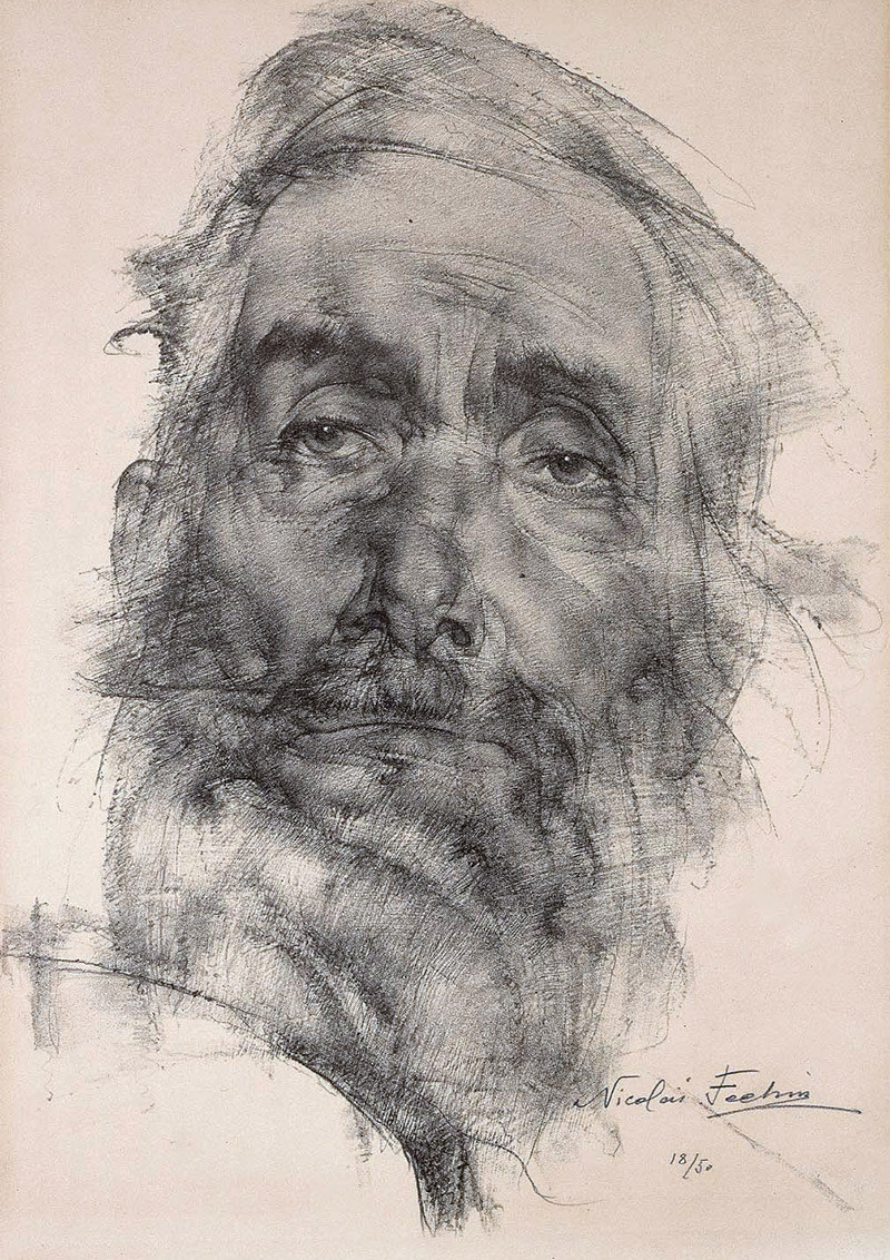 fetchin portrait drawing old man