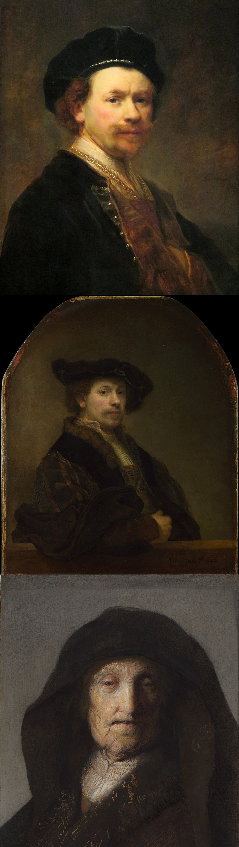 rembrandt various paintings