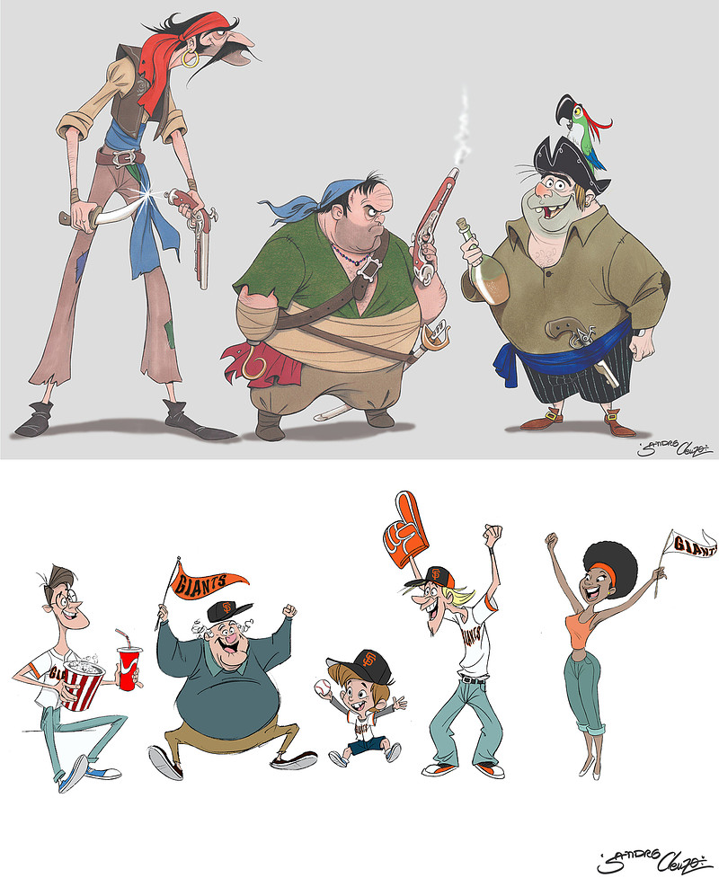 sandro cleuzo cartoons