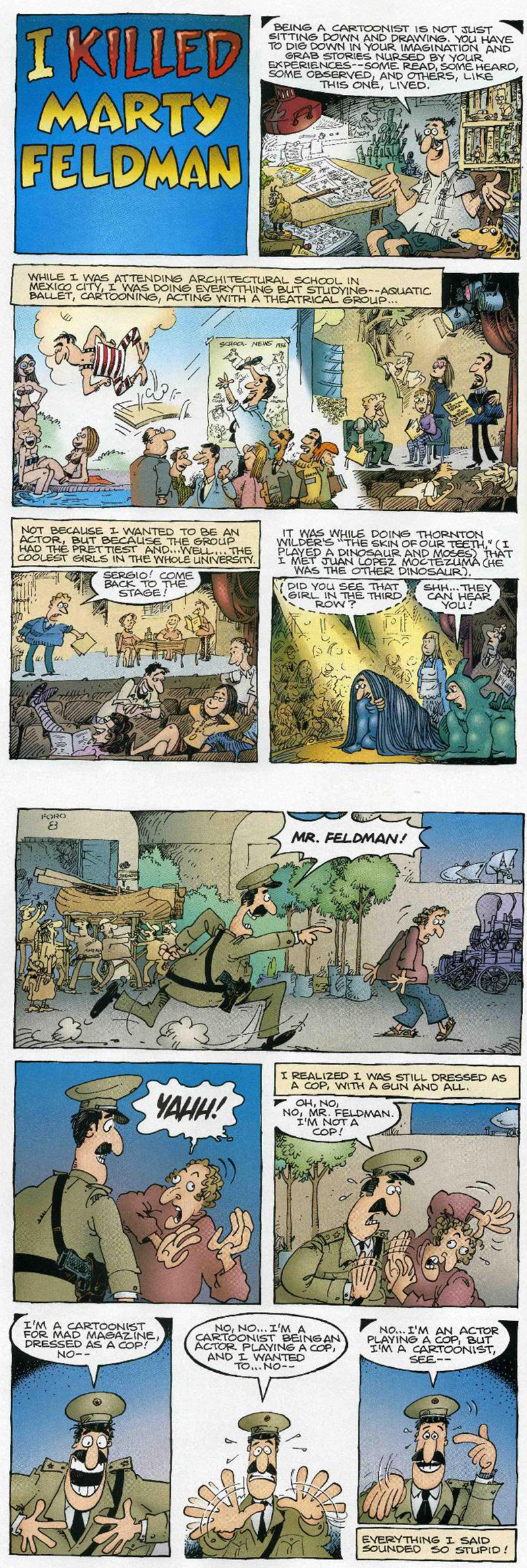 sergio aragones i killed marty feldman comic