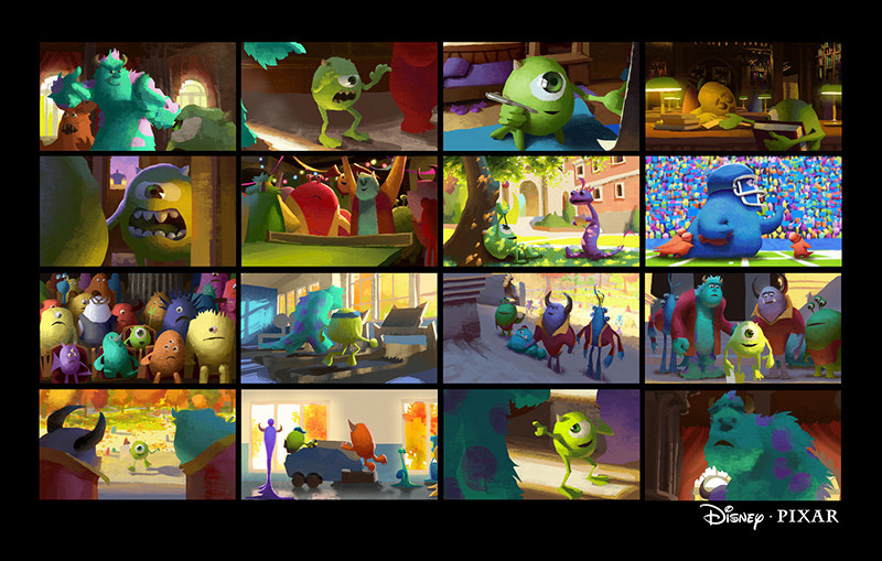 shelly wan mosters inc art