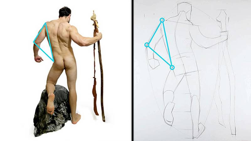 triangulation measuring angles of 3 points